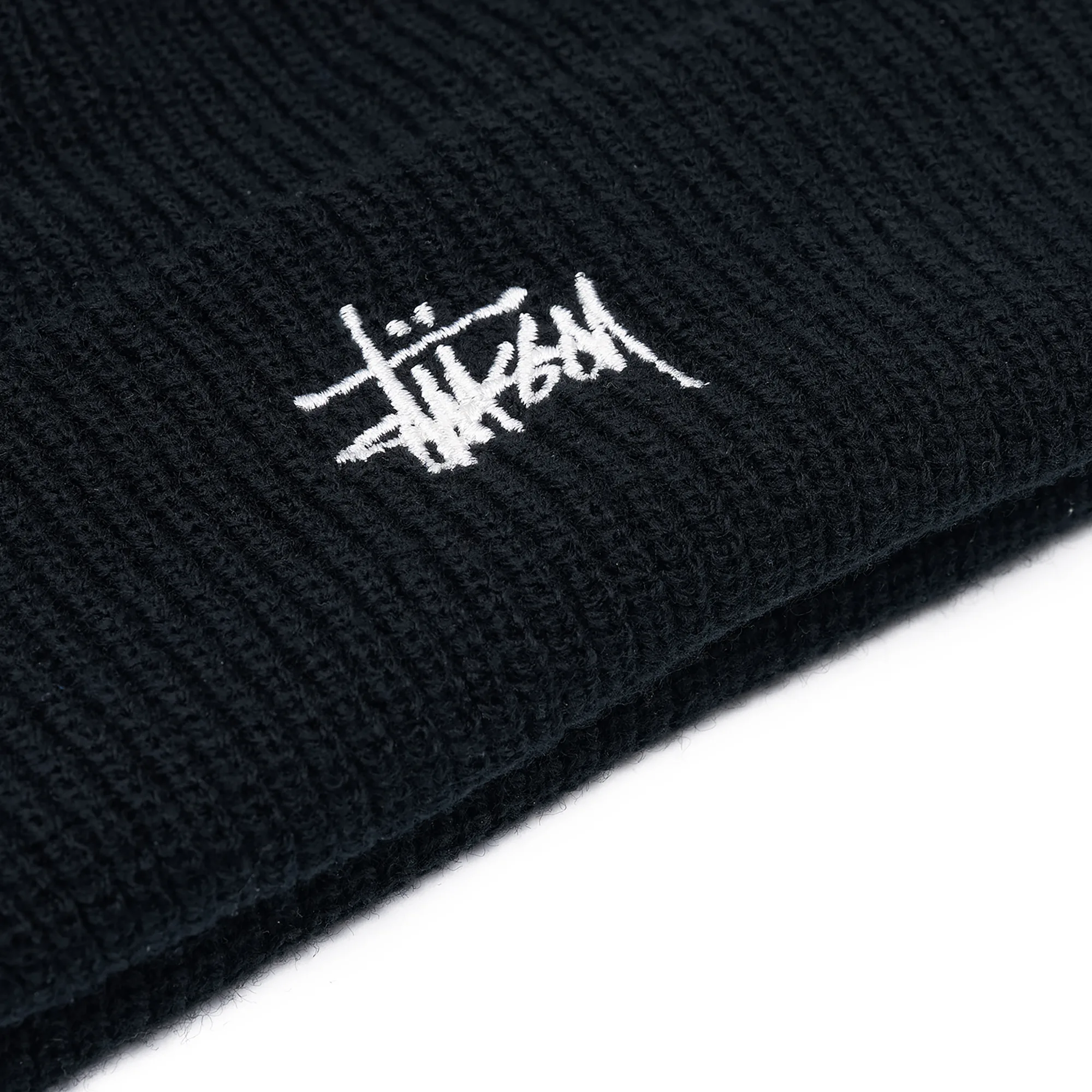 Stussy Basic Cuff Beanie Black