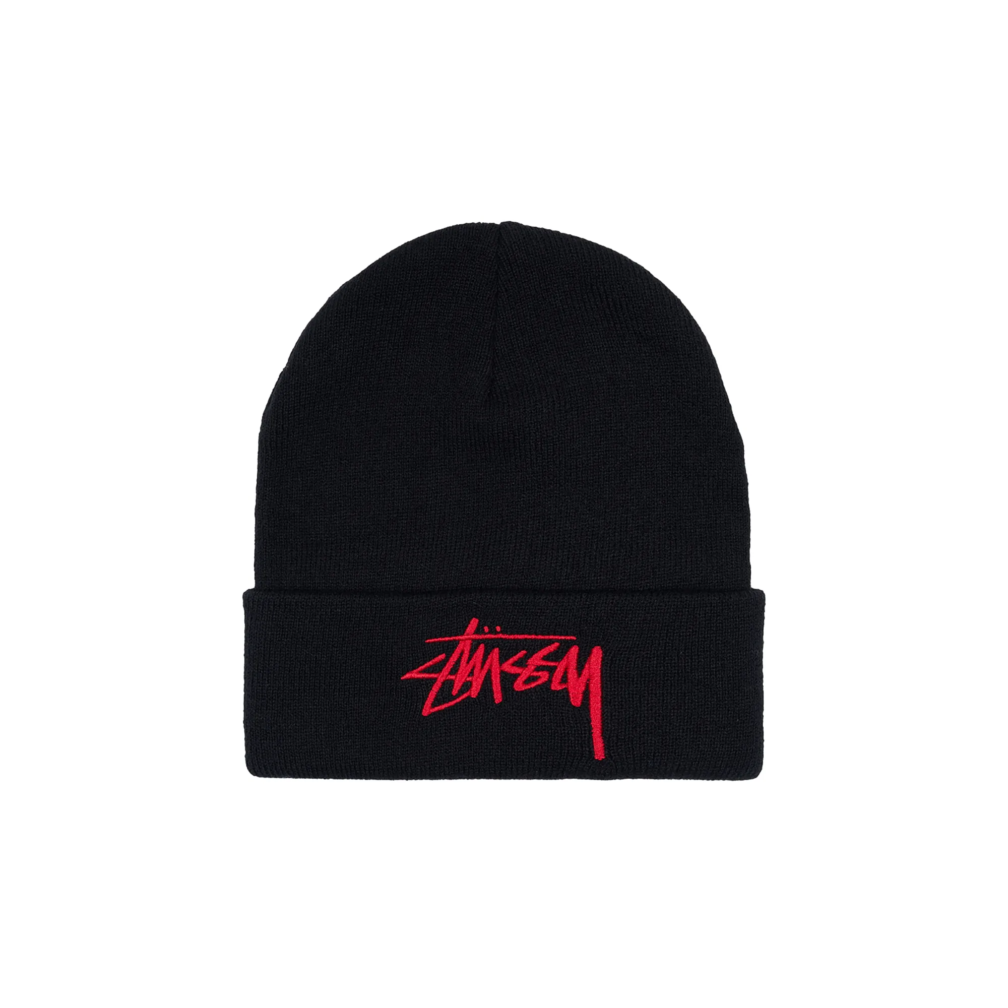 Шапка Stussy Big Stock Cuff Beanie Black
