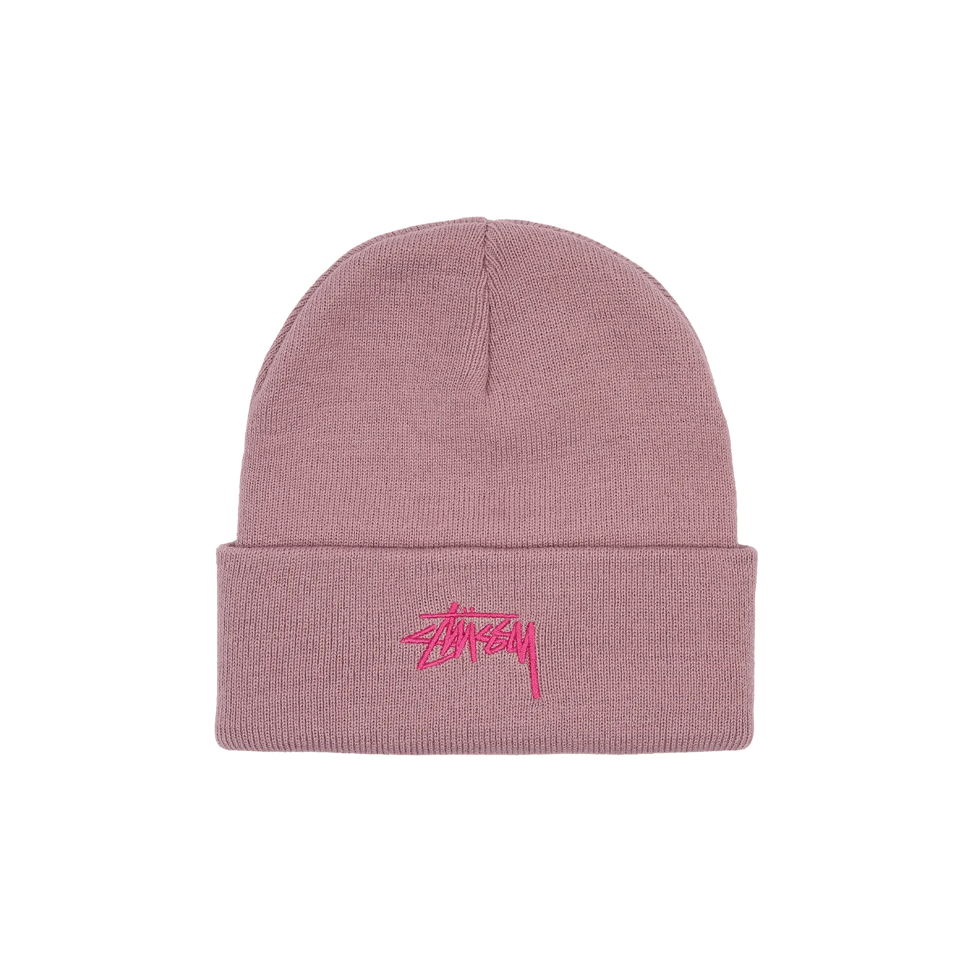 Шапка Stussy Stock Cuff Beanie Lavender