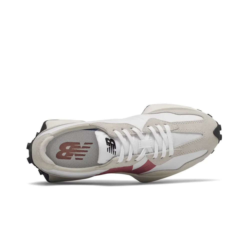 NB кроссовки с розовым логотипом и прочной черной подошвой